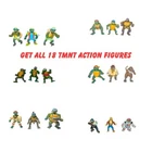 TMNT 18 Vintage Action Figures