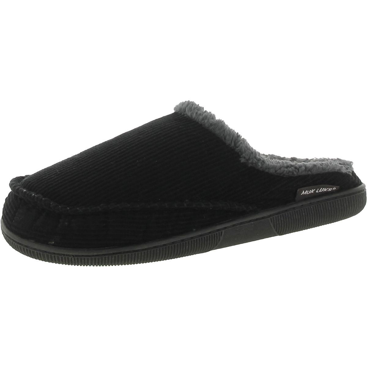 Мужские черные вельветовые шлепанцы-слайдеры Muk Luks M10-11 D M US BHFO 0876 2690₽
