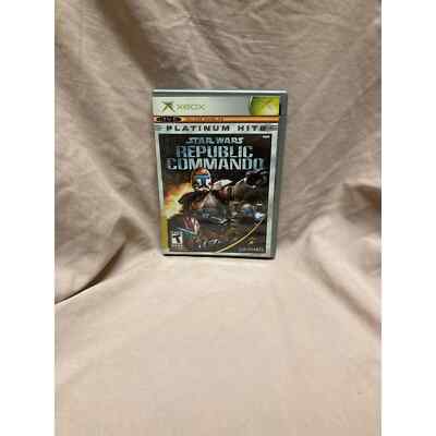 Star Wars Republic Commandos For Xbox Platinum Hits CIB