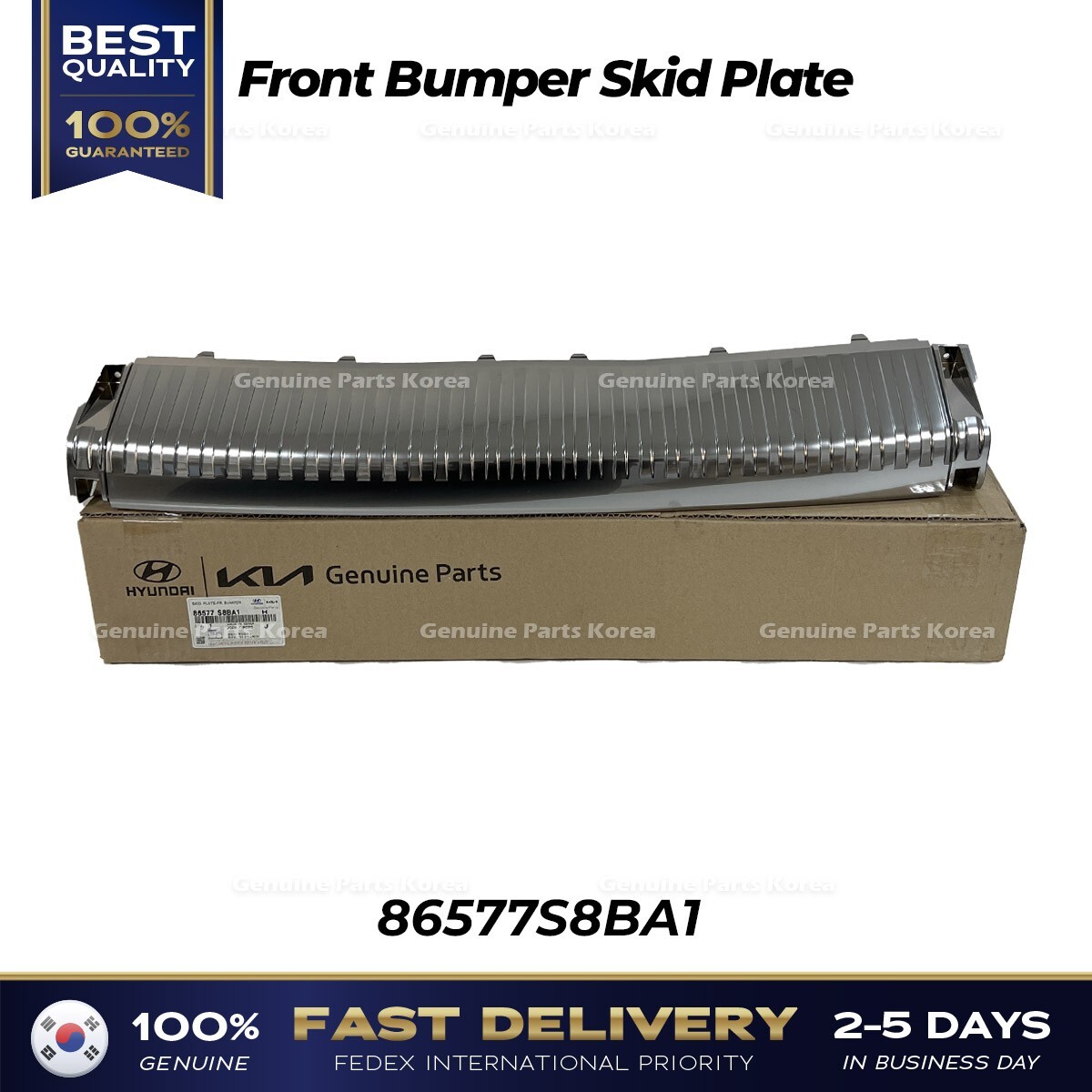 ⭐Genuine⭐ Front Bumper Skid Plate 86577S8BA1 for Hyundai