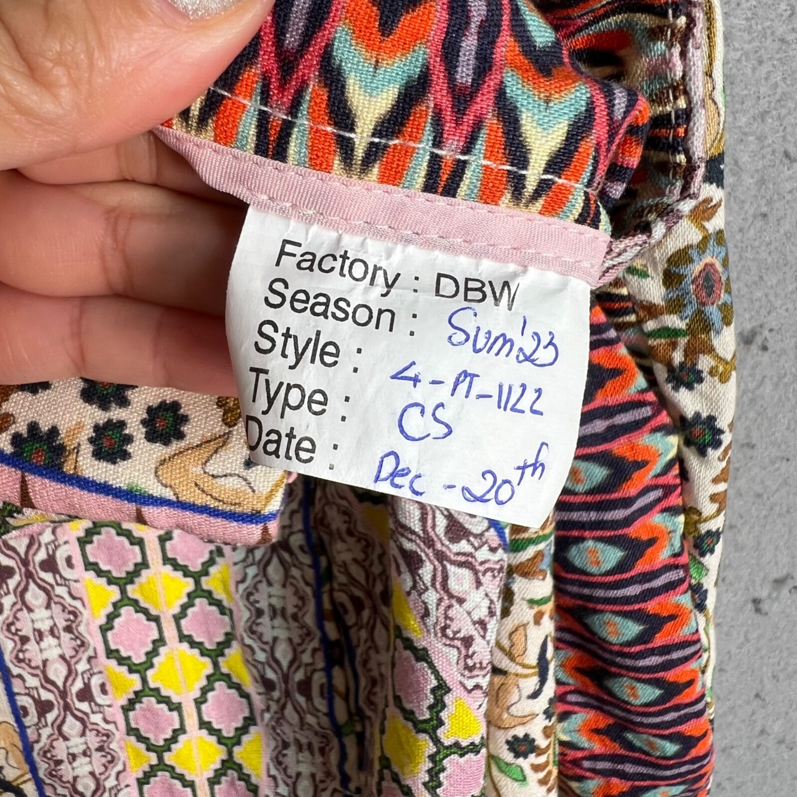 E3 By Etcetera Womens Multicolor Patterned Flared… - image 4