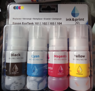 Tinte für EcoTank 101 102 103 104 Liste der Drucker auf Foto 2