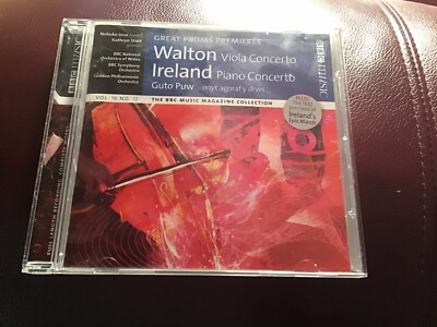 Proms Live: Walton Viola Concerto, Ireland Piano Concerto, Epic March, Guto Puw.