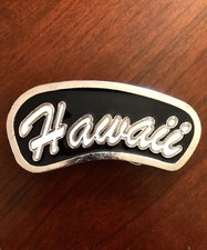 Hawaii State Aloha Honolulu Hawaiian Souvenir Unisex Men  s Metal Belt Buckle