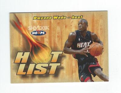 2004-05 Hoops Hot List #1 Dwyane Wade Heat
