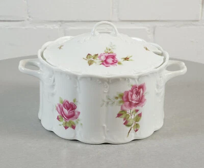 Rosenthal Classic Rose Monbijou Porzellan Ragout Terrine mit Deckel Rosendekor - Bild 1 von 4