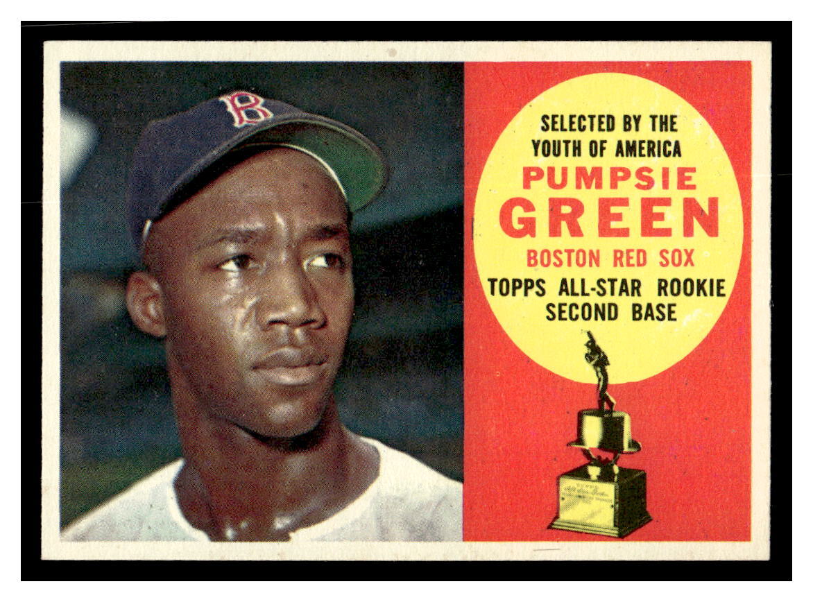 1960 Topps BASEBALL 317 Pumpsie Green Rookie 60TBB01 eBay
