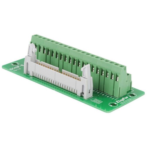 Molence IDC40 2x20 Pins 0.1" Male Header Breakout Board C45 DIN Rail Mounting... - Picture 5 of 7