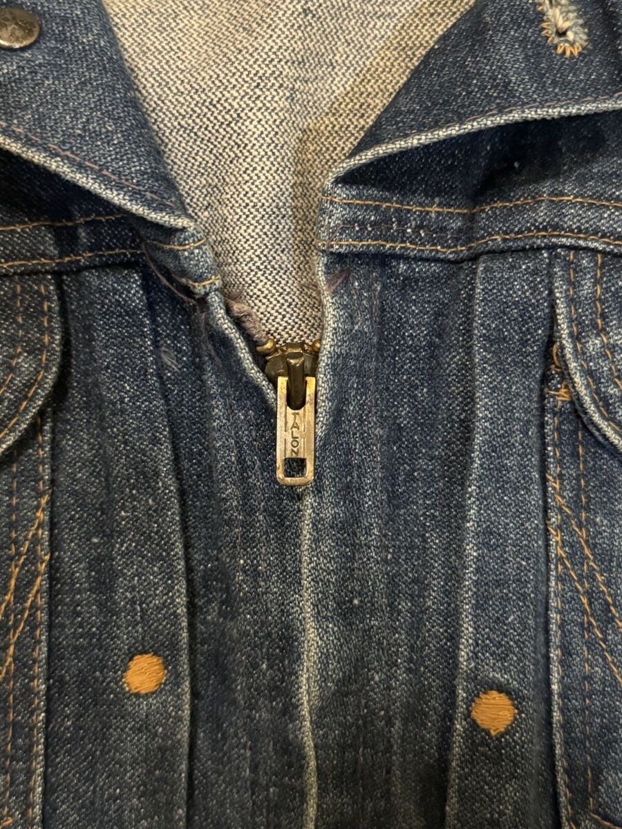 Authentic 60s 70s Vintage WRANGLER Blue Bell 24MJZ Denim Authentic 60s 70s Vintage WRANGLER Blue Bell 24MJZ Denim
