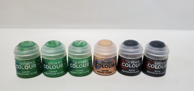 Citadel Base + Layer gemischte Farben 6 x 12 ml/19.50 eur (100ml/27.08 eur)