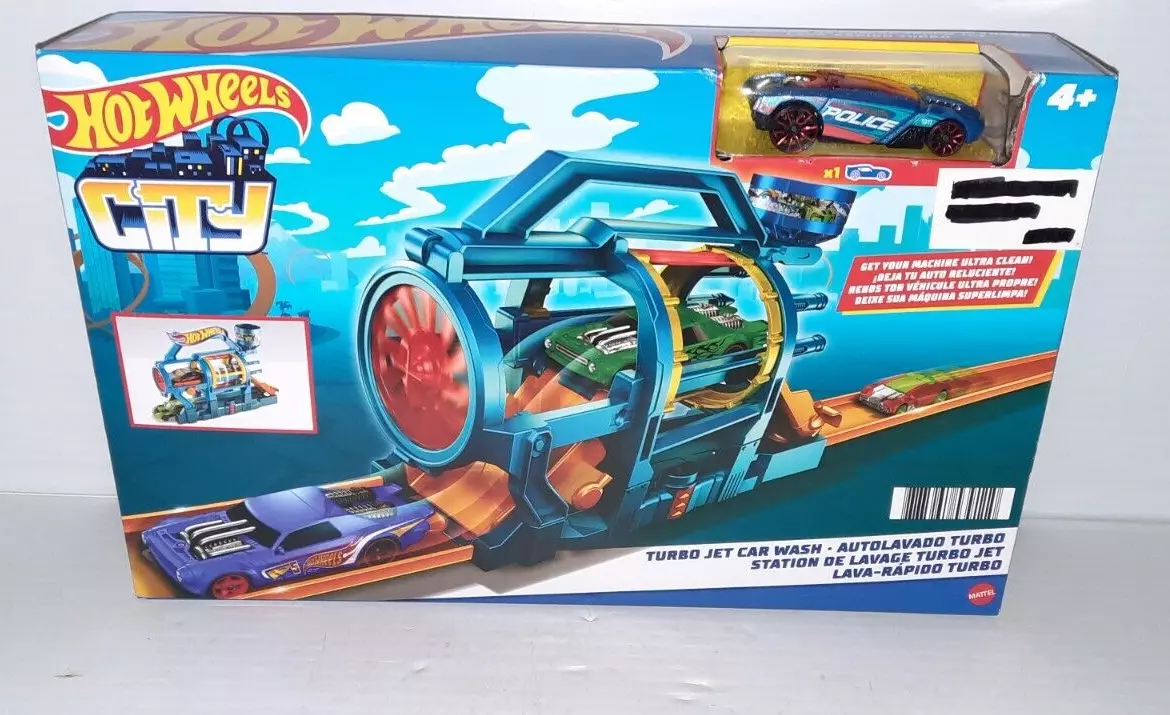 Autopista hot wheels autolavado sale
