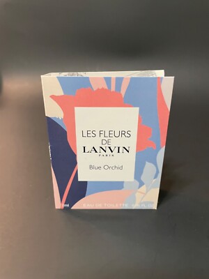 LANVIN  LES FLEURS DE : BLUE ORCHID  WOMENS FRAGRANCE SAMPLE NEW Vial