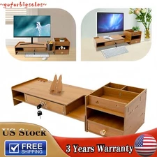 Desktop Monitor Stand Rectangle Monitor Riser Computer Monitor Booster Stand