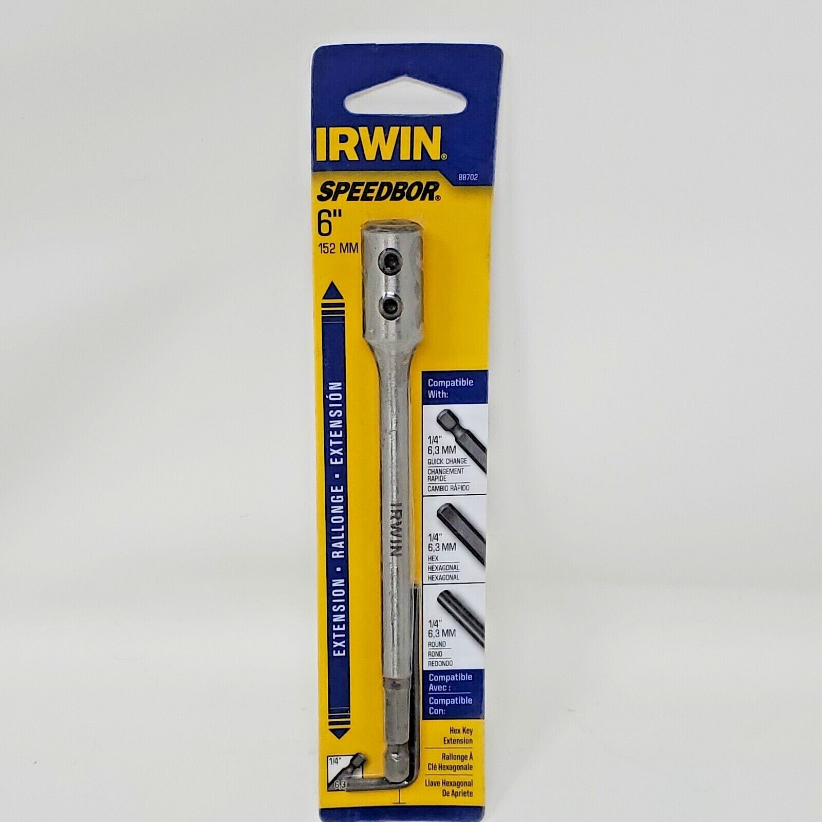 IRWIN 88702 Speedbor 6-inch Spade Drill 