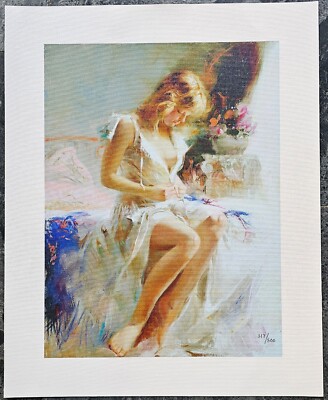 Pino Daeni Early Morning Hand Signed Limited edition