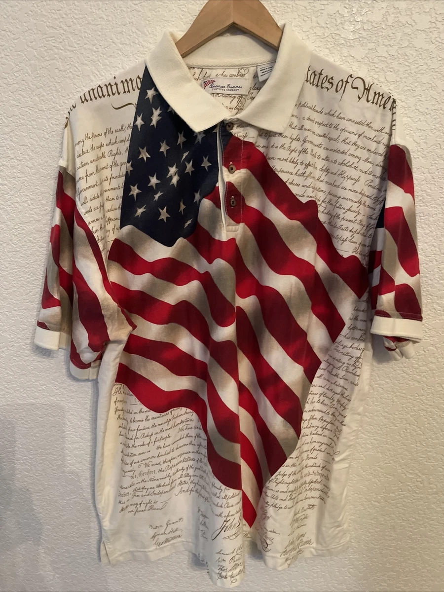Cotton traders best sale sport flag shirt