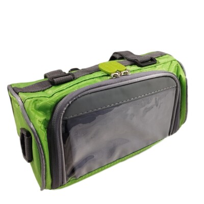 Bike Bicycle Handlebar Pannier Bag Portable Waterproof Green For Commencal