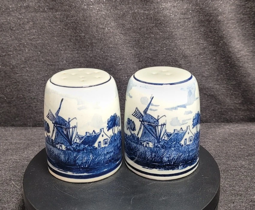 Distel Delft s Blue Original Holland Hand Painted Dutch Salt And Pepper Shaker