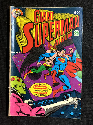 Vintage GIANT SUPERMAN ALBUM #42 G/VG 3.0 Murray Comics / Hawkman