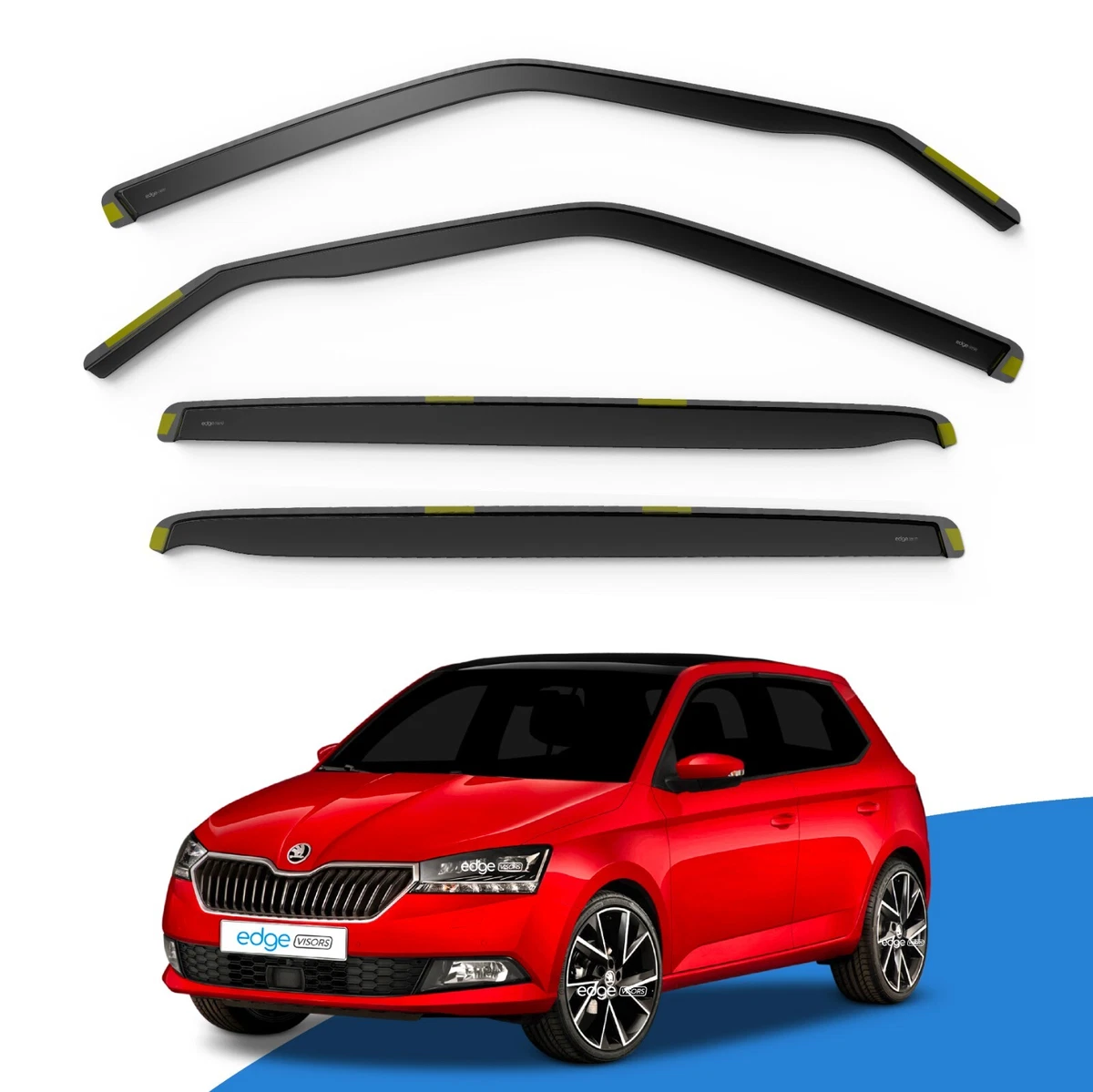 Skoda fabia mk3 wind deflectors deals
