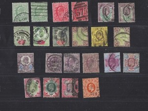 GREAT BRITAIN- -EDWARD-BETTER-HIGH DENOMS-F-VF-#222