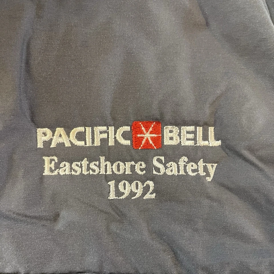 Chaleco WearGuard vintage Pacific Bell East Shore Safety 1992 talla mediana Foto 3 de 4