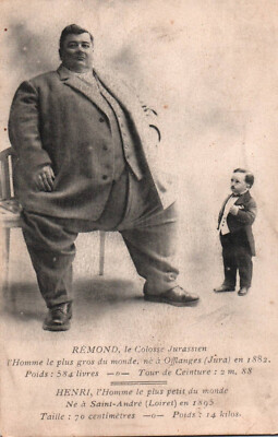POSTCARD - JURA 39 - REMOND LE COLOSSUS JURA, HENRI HOMME LE PETIT
