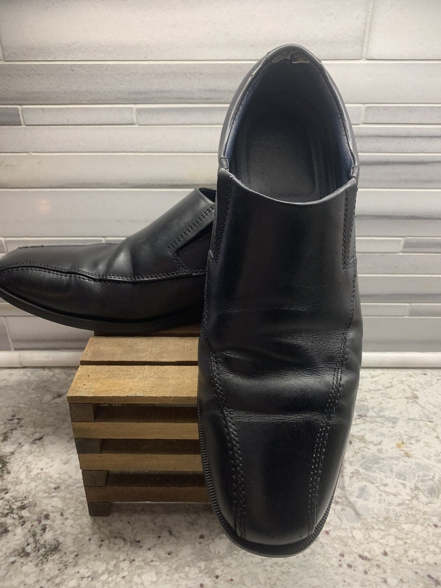 Mens Dockers Edson Slip-on Black Dress Shoes Size 11M | eBay