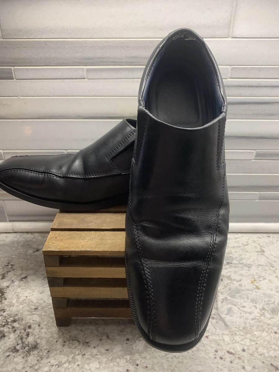 Mens Dockers Edson Slip on Black Dress Shoes Size 11M eBay