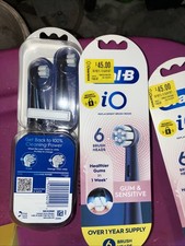 Oral-B iO Gum  Sensitive Replacement Brush Heads 6 Pack - Black