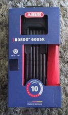 ABUS Faltschloss 6005K/90 BK SH Bordo - NEU - Security Level 10 67510