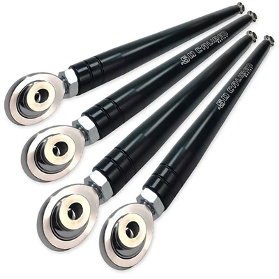 RZR XP 900 Radius Rods Billet Aluminum Heavy Duty Chromoly Heim Joints Black - Bild 1 von 4