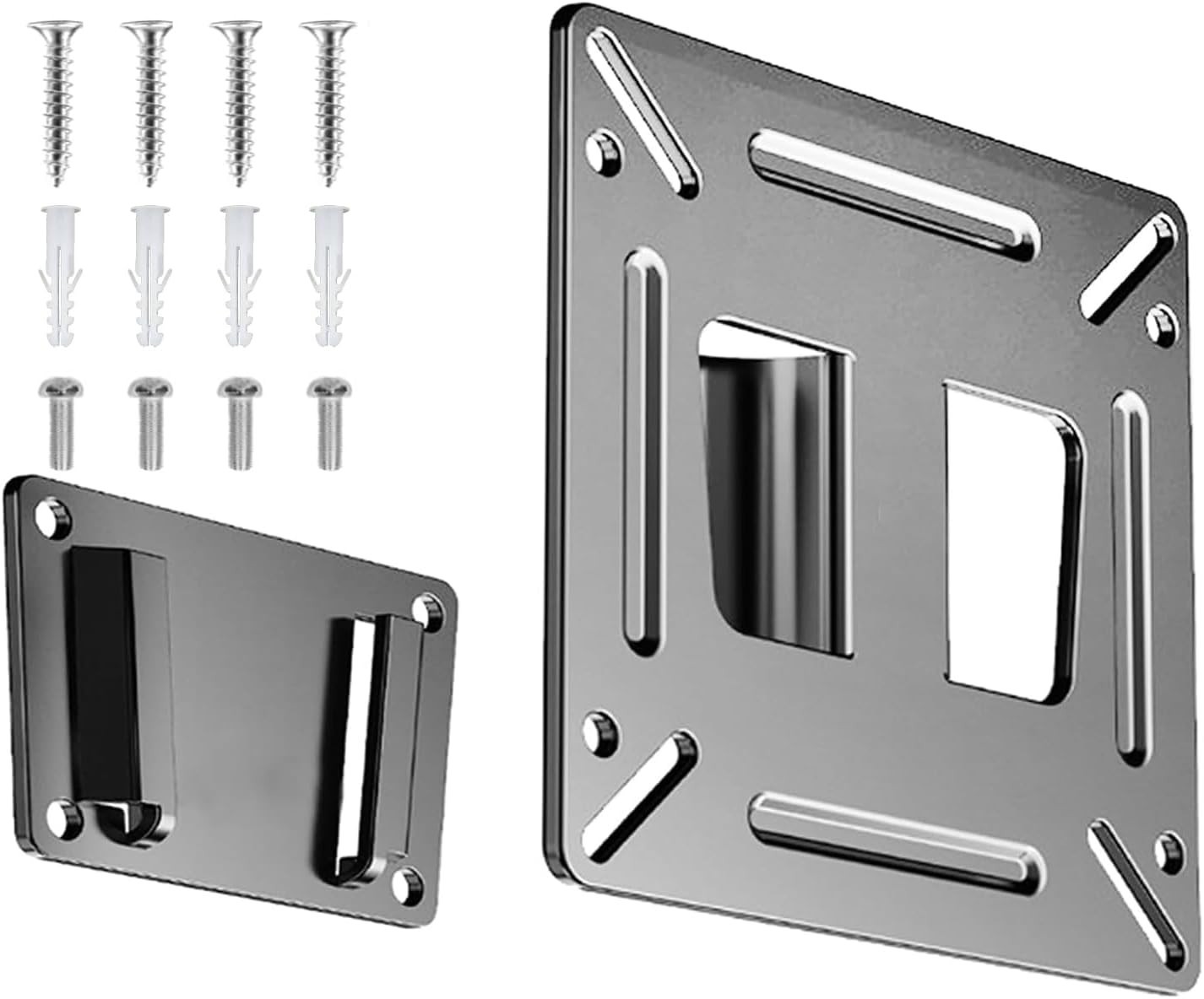 Small TV Wall Mount for 14-27" Screens Fixed Low Profile VESA 100x100mm 33lbs