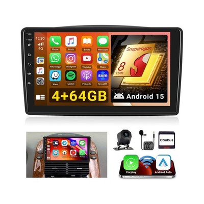 Qualcomm 8 Core Android 15 Car Stereo for Toyota Sienna 2004-2010-4+64G-9'' QL...