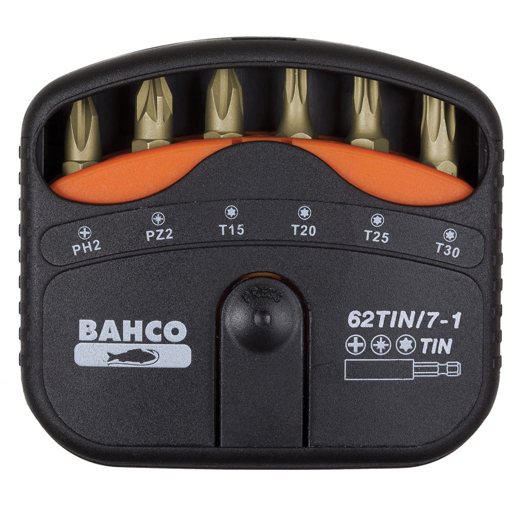 62TIN/7-1 TiN Bit Set, 7 Piece | Titanium nitride coated bits | Wear resistant finish | Universal holder included | Storage case - Image 4
