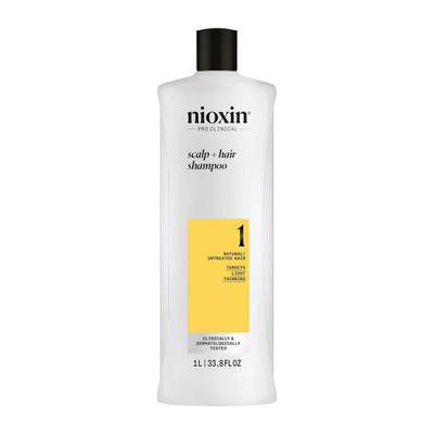 System 1 Scalp + Hair Thickening Shampoo | for Natural Hair with Light Thinning