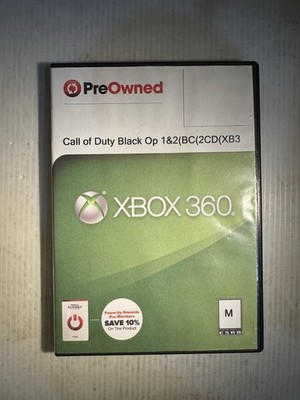 Call of Duty: Black Ops 1 & 2 Microsoft Xbox 360 2015 Combo Pack Tested