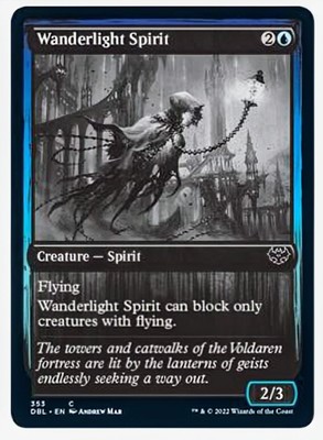 Wanderlight Spirit (Showcase) MTG DBL | Spirit Tribal Flyer Pauper EDH | NEW NM