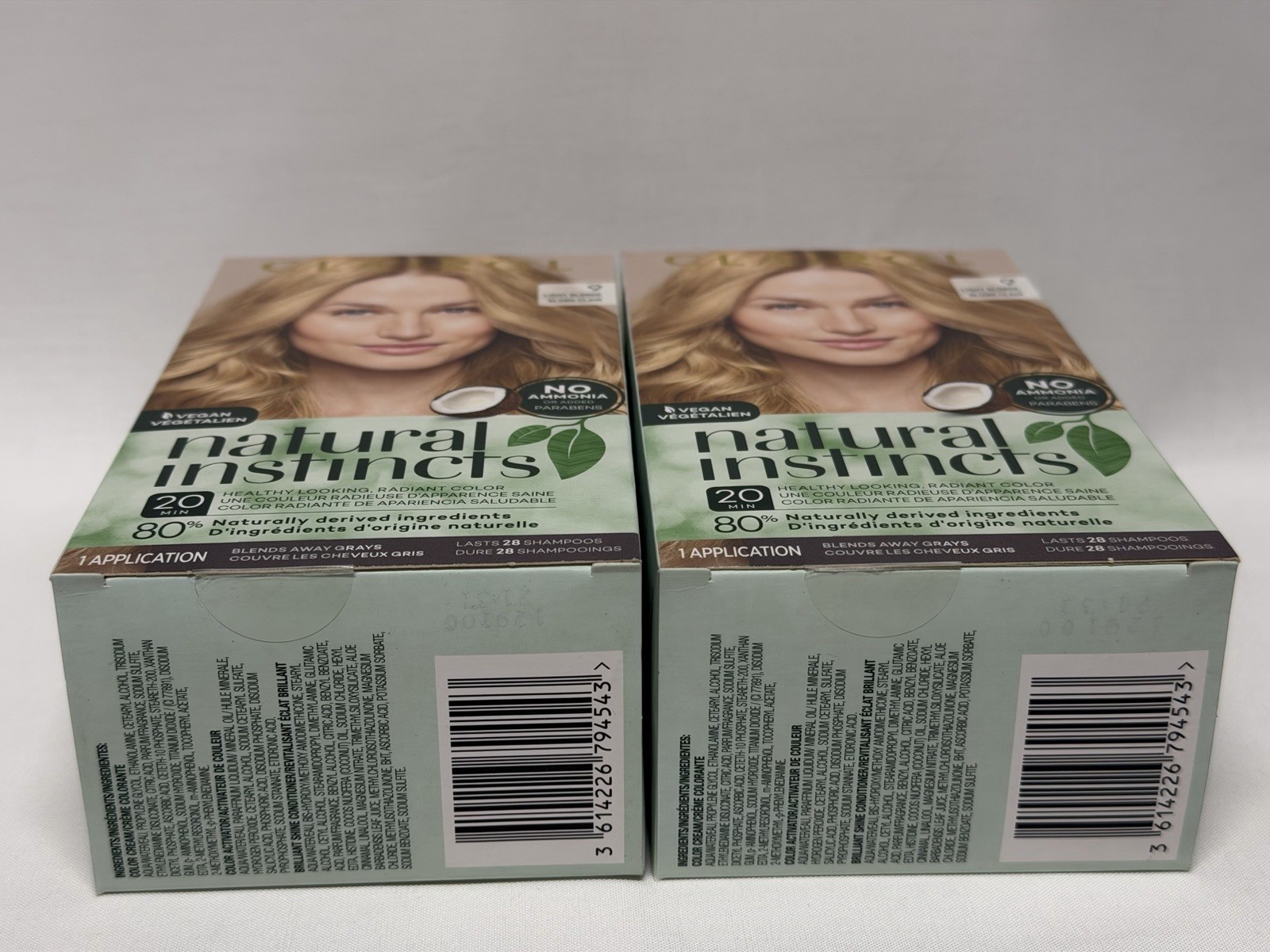 Clairol Natural Instincts Semi-Permanent Hair Color #9 LIGHT BLONDE ( Pack 2 )