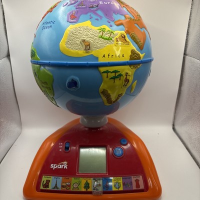 DISCOVERY KIDS Talking Globe Interactive Spark Globe for Kids Learning Education