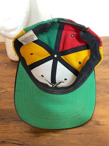 Vtg Malcolm X Snapback Hat Cap 90s Pinwheel Headmaster - Picture 3 of 8