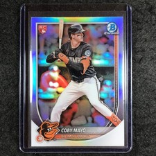 2025 Bowman Baseball COBY MAYO Rookie Chrome Base Refractor #37