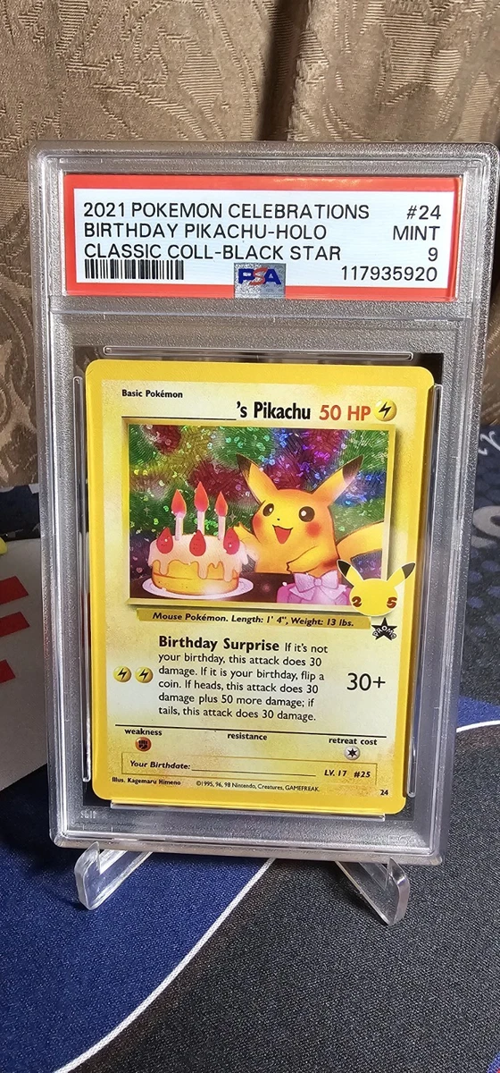 Pikachu Pokémon TCG Professional Sports Authenticator (PSA) Grade