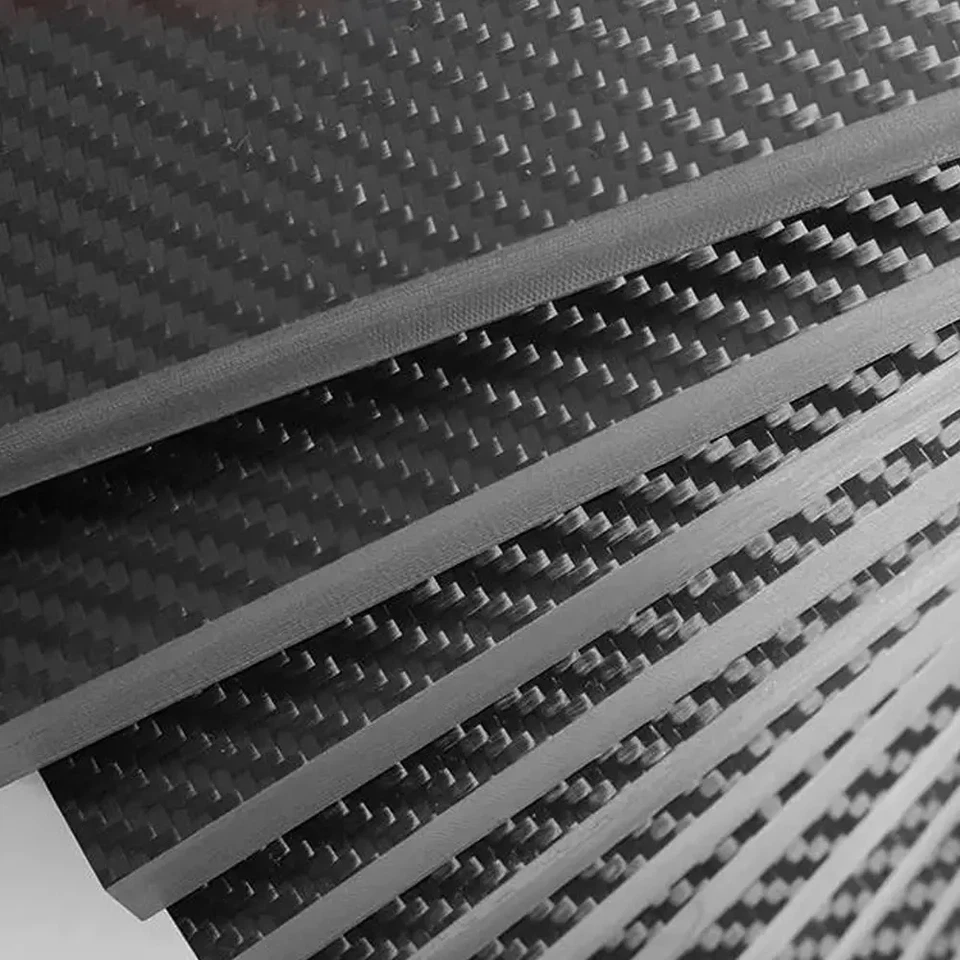 Carbon Fibre Sheet 3k Rigid 100% Carbon Matte Twill  1 2 3 4 5 mm UK Supplier! - Image 2 of 4