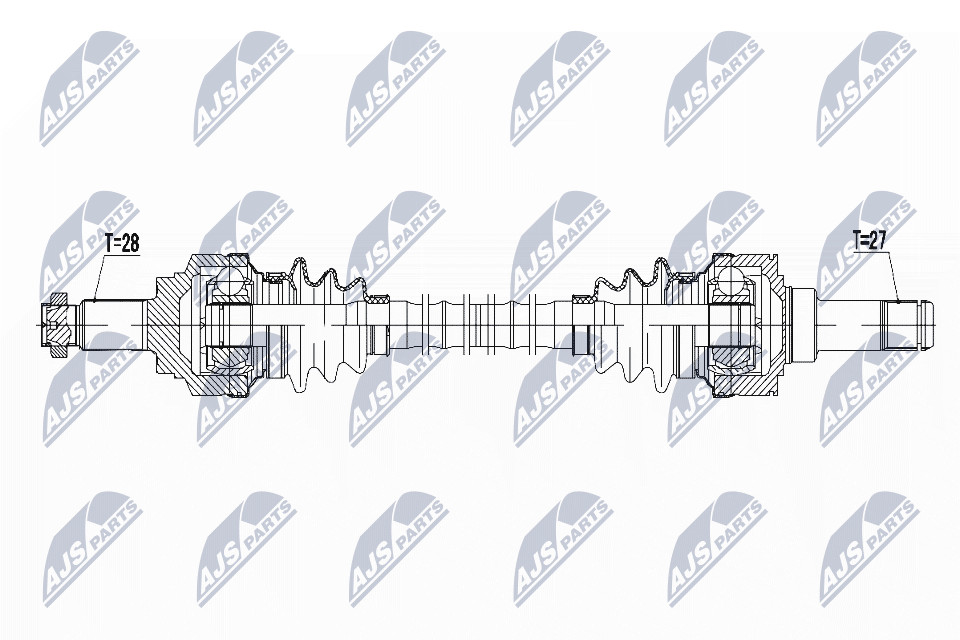 N.T.Y. NPW-BM-052.NTY Drive Shaft for BMW