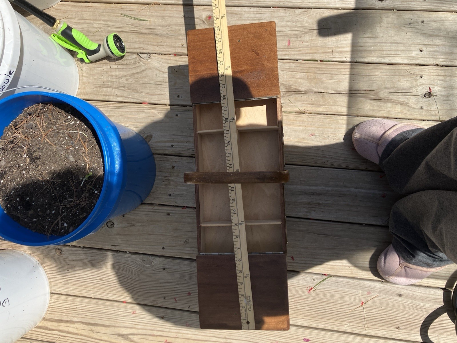 Antique, German Crafted Sewing Chest