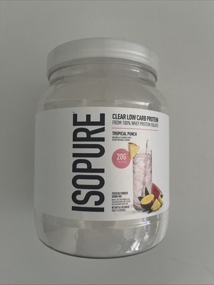 Isopure Infusions Whey Protein Powder 400g - Tropical Punch Exp. 5/27 New/Sealed