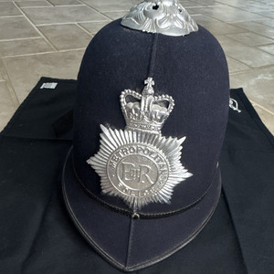 Bobby Hat Custodian Helmet/Hat with chin strap Metropolitan Historical