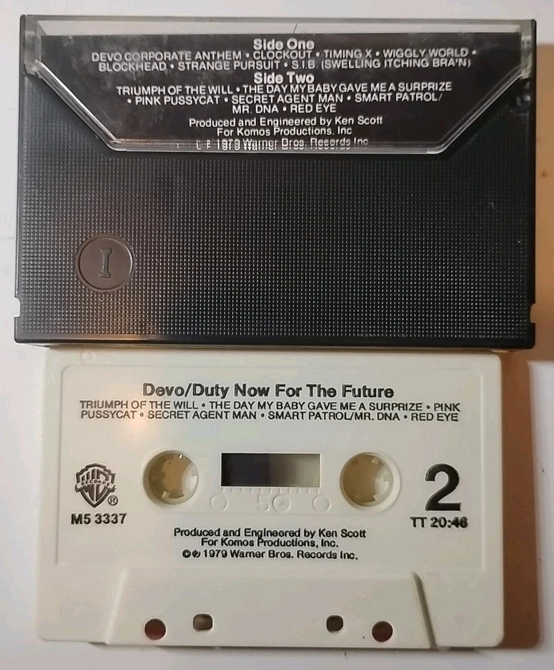 DEVO: Duty Now For The Future (1979, Cassette) Alternative Punk M5-3337 HTF - Image 2 of 3