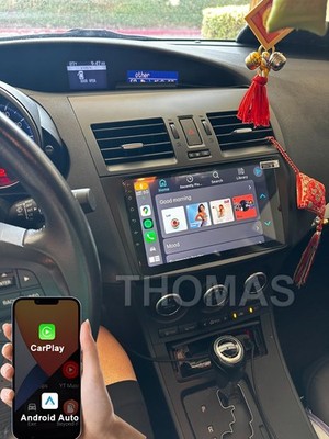 9'' For Mazda 3 2010-2013 Android 15 Carplay Car GPS Navi Radio Stereo RDS 4+64GB